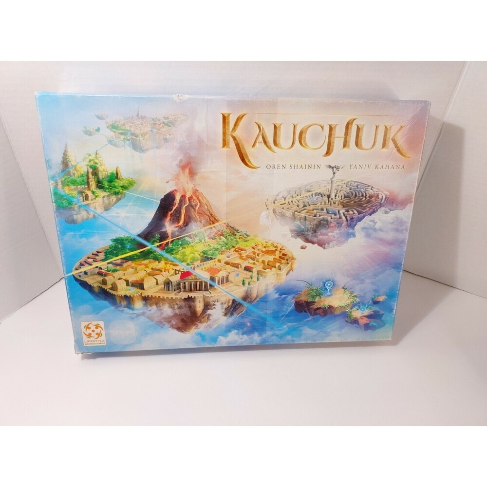 Kauchuk 3D Board Game Lifestyle boardgames Complete Rare Oren Shainin